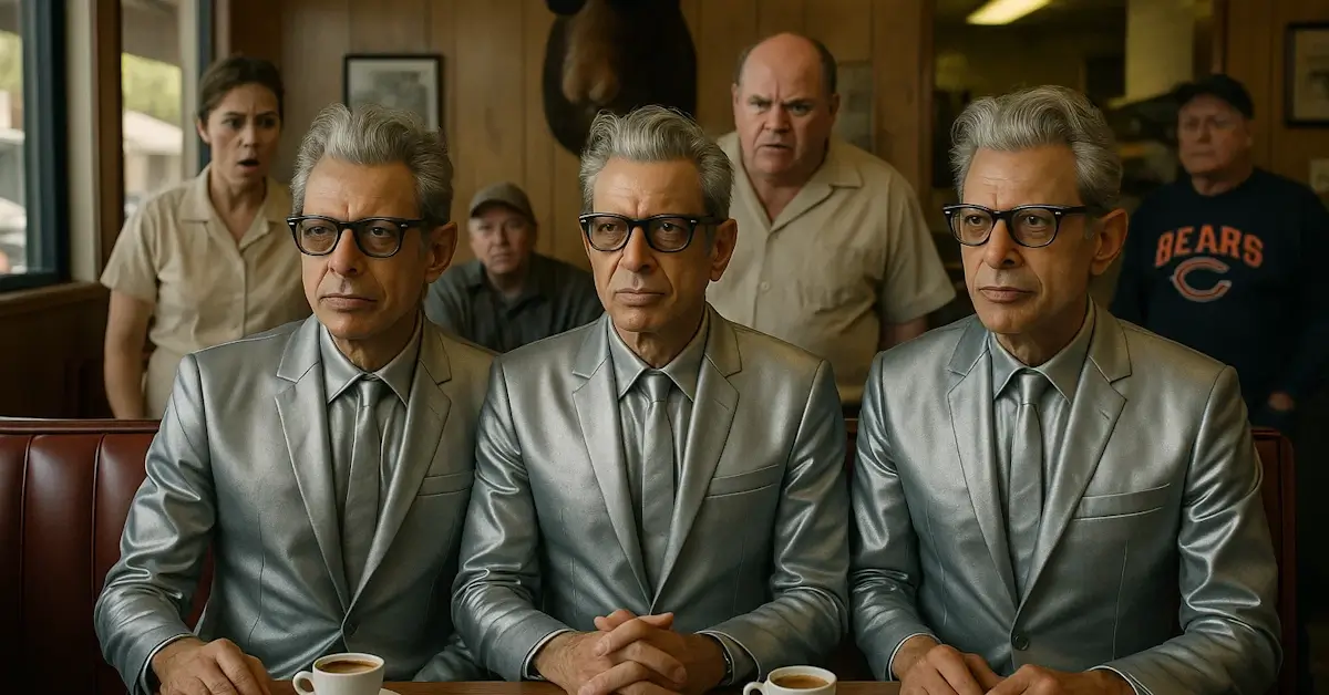 Alien Jeff Goldblums Invade Diner for Espresso Fix