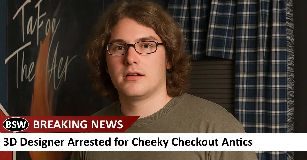 3D Designer Arrested for Cheeky Checkout Antics