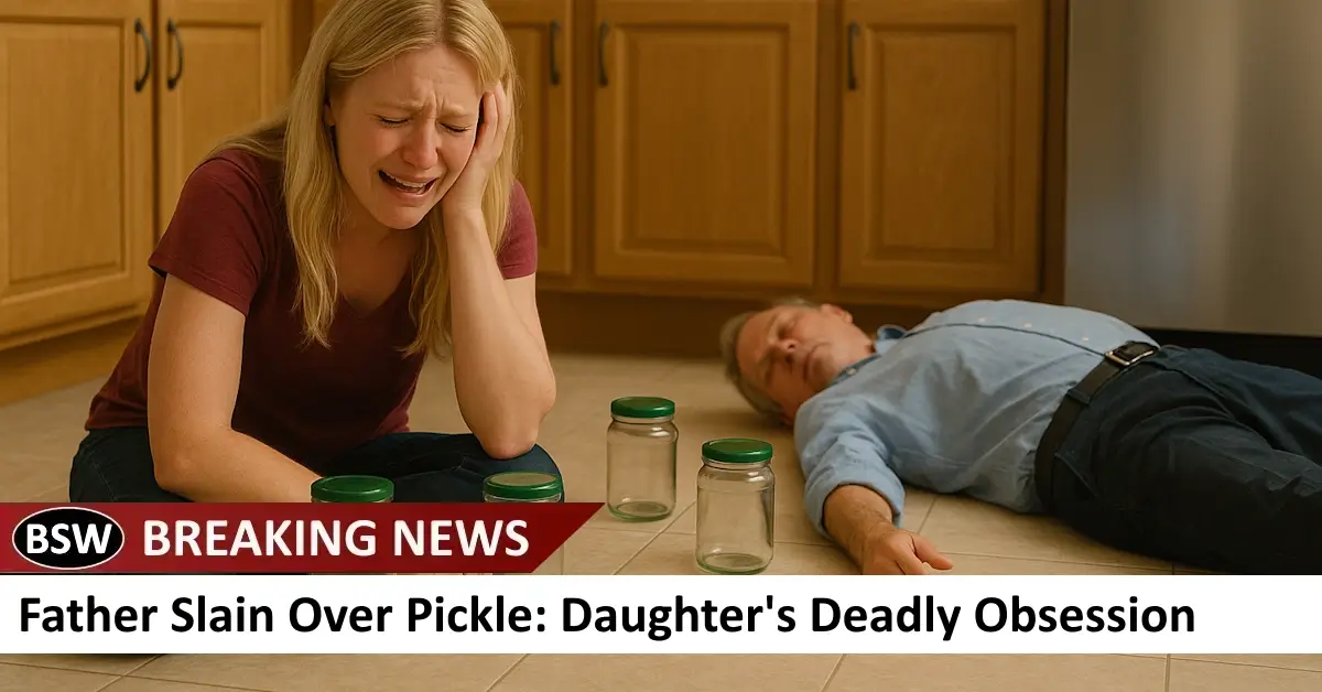 Father Slain Over Pickle: Daughter's Deadly Obsession