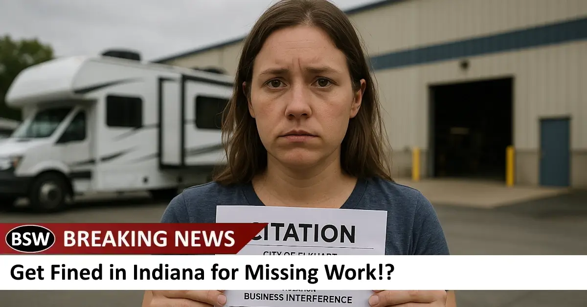 Get Fined in Indiana for Missing Work!?
