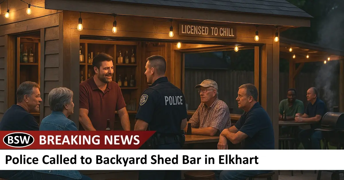 Police Called to Backyard Shed Bar in Elkhart